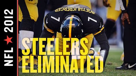 are steelers eliminated from the playoffs today|pittsburgh steelers eliminated.